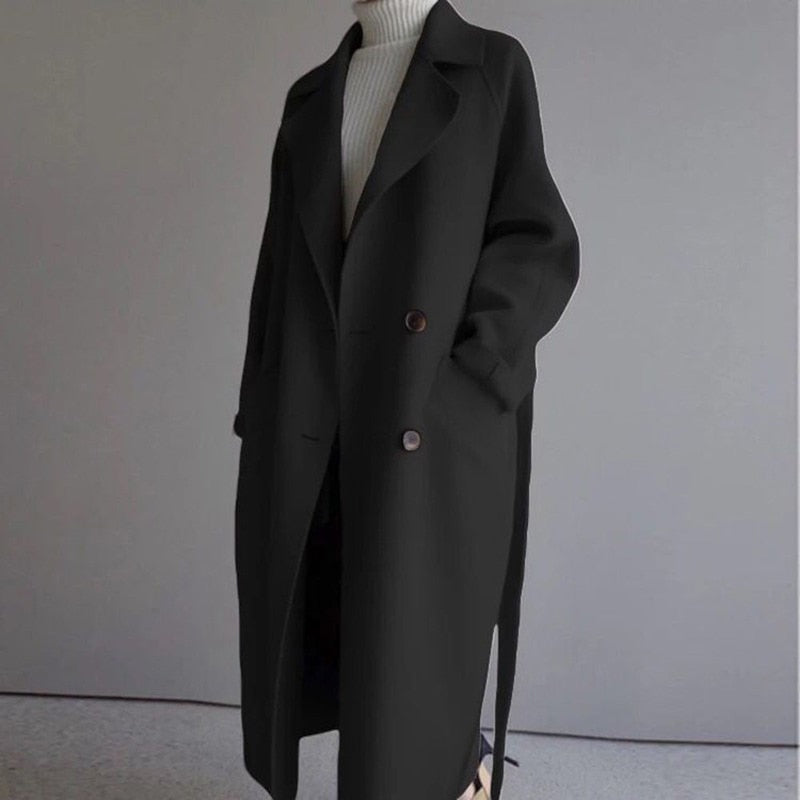 Stilla | Dame Elegant Trenchcoat - Stilfuld & Behagelig