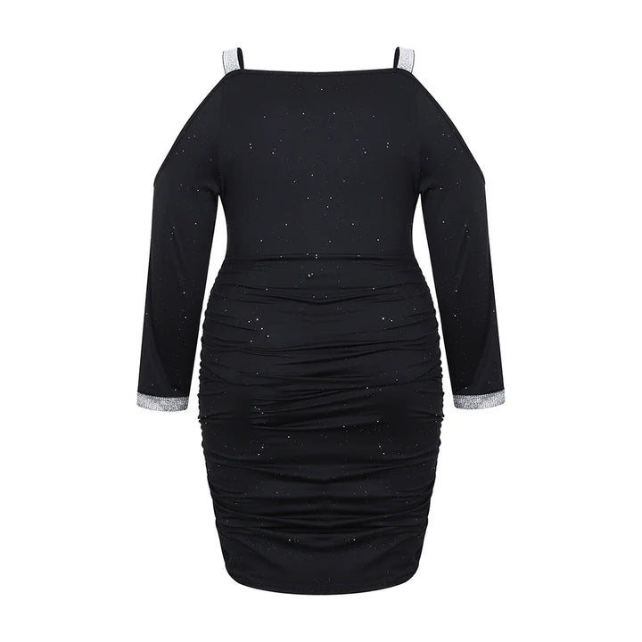 Stilla | Designer 2 6xl Off Shoulder Midi Kjoler (plus Størrelse)