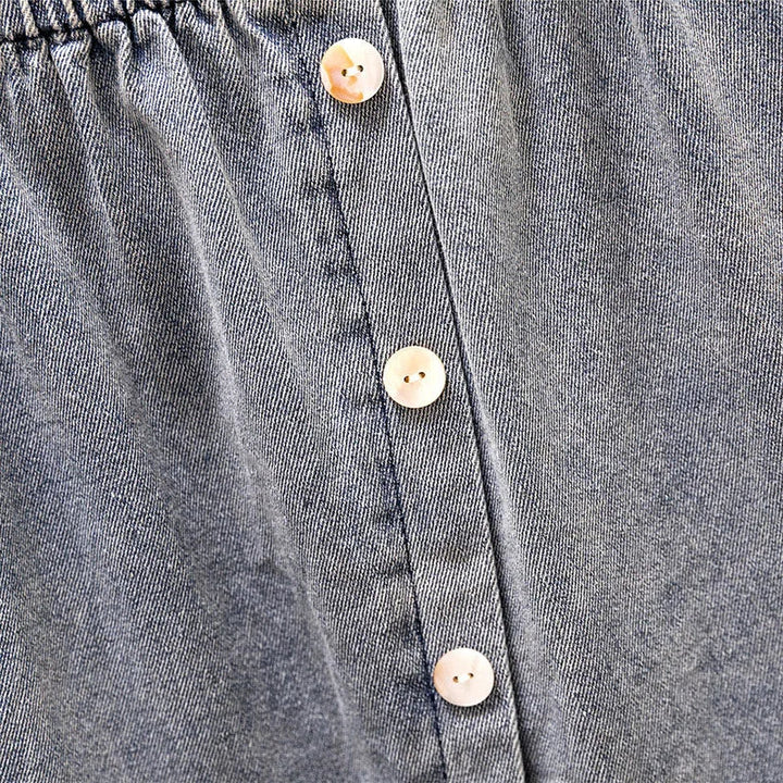 Stilla | Designer 6 9xl Korte Denim Nederdele (plus Størrelse)