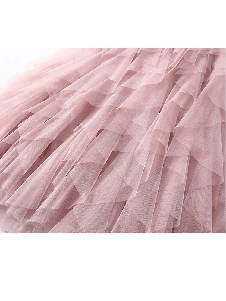 Stilla | Designer Ruffle Laget Skirts (lang)