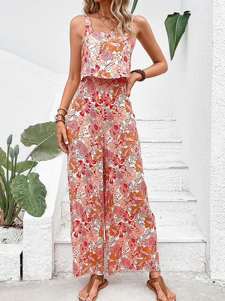 Stilla | Designer Bred Ben Jumpsuits Blomstret Romper
