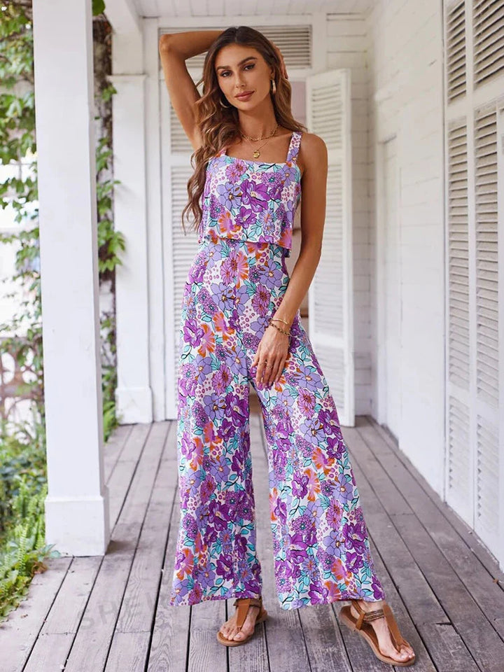 Stilla | Designer Bred Ben Jumpsuits Blomstret Romper