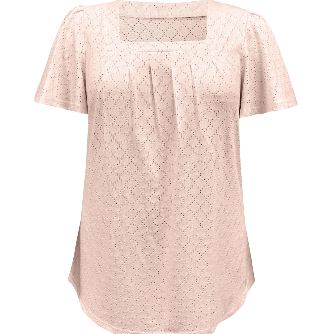 Stilla | Kvinders Hallow Out Mode Designer 2 5xl Bluse T-Shirts (plus Størrelse)