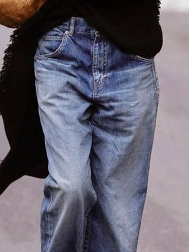 Stilla | Damejeans Afslappet Lomme Lige Jeans