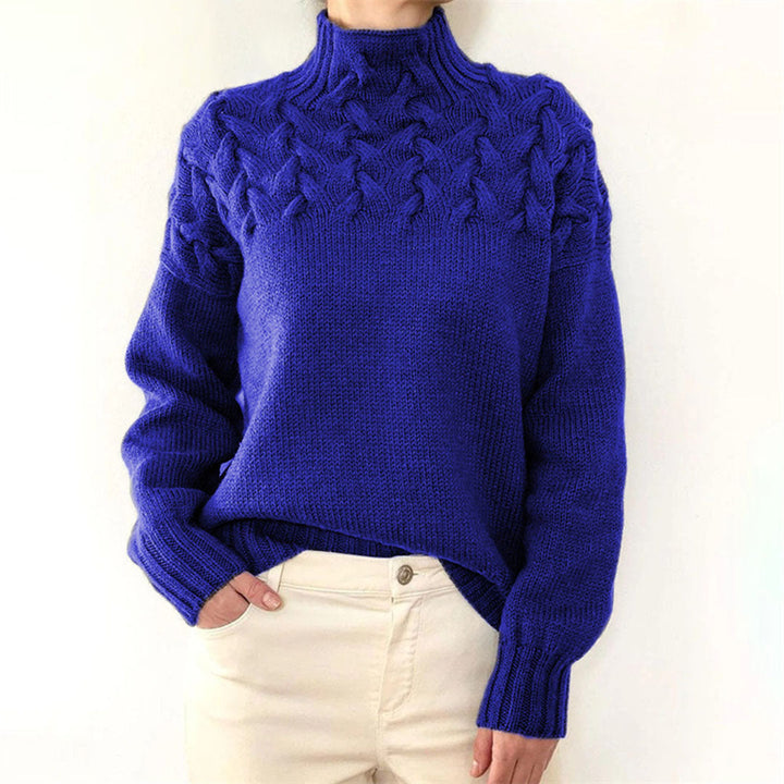 Stilla | Dame Strik Turtleneck Pullover