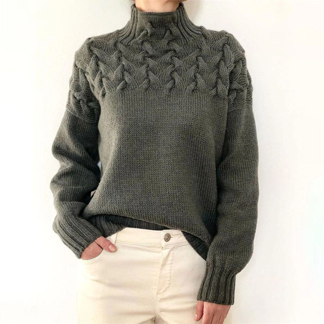 Stilla | Dame Strik Turtleneck Pullover