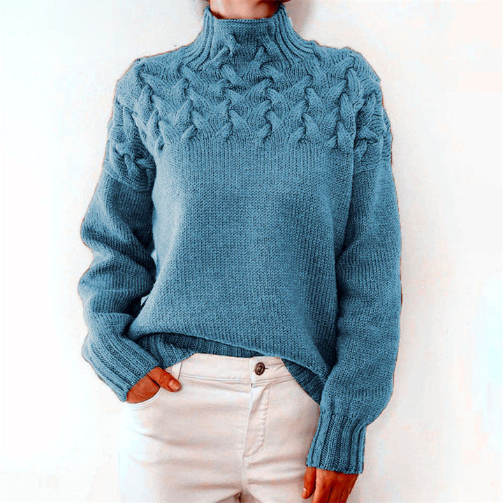 Stilla | Dame Strik Turtleneck Pullover