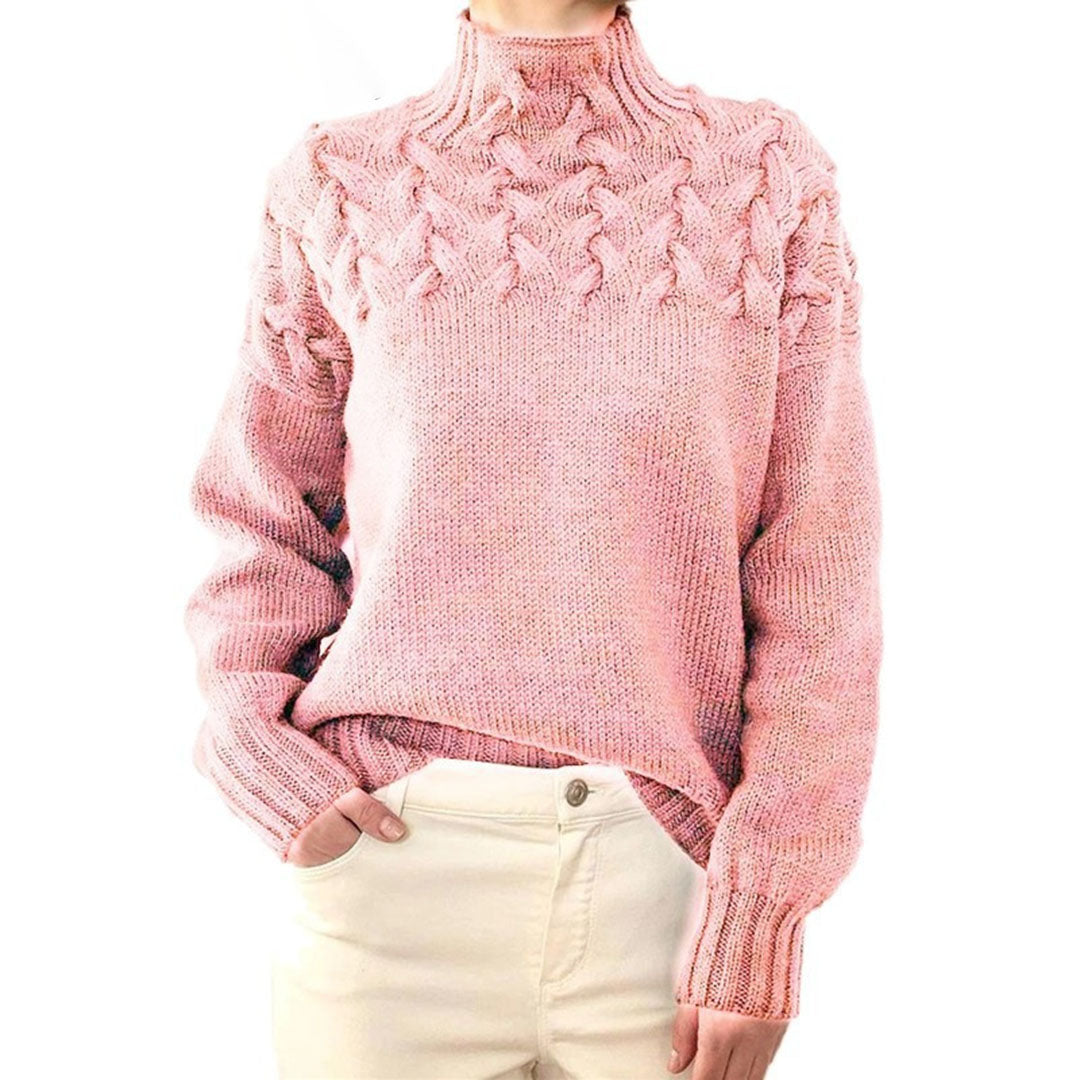 Stilla | Dame Strik Turtleneck Pullover