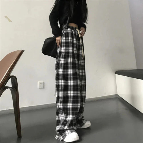 Stilla | Kvinders Ternet Høj Talje Skinny Mode Designer Baggy Bukser