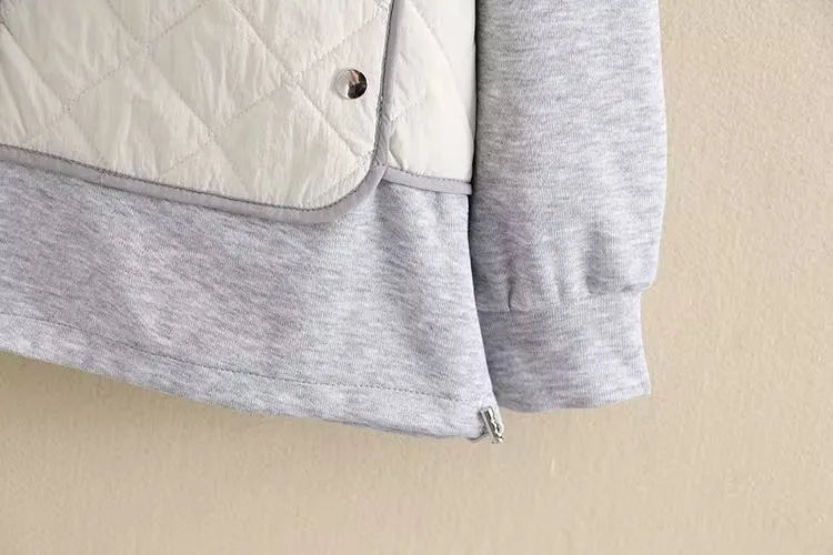 Stilla | Dame Stepp-Hoodie - Overstørrelse - Varm & Stilfuld
