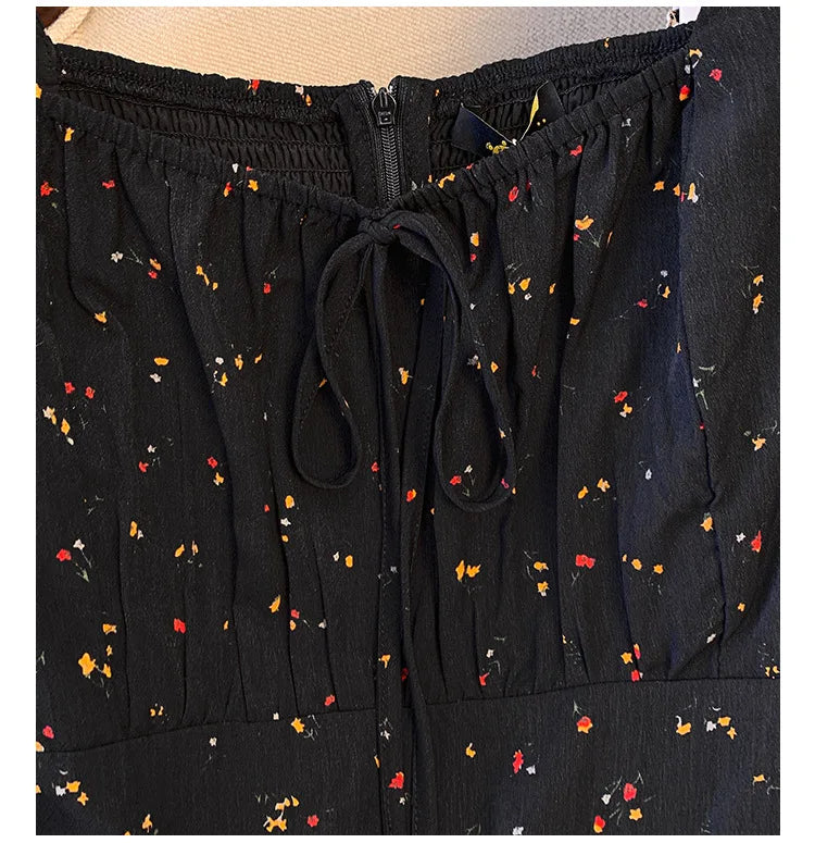 Stilla | Kvinders Firkantede Hals 5 9xl Mode Designer Retro Midi Kjoler (plus Størrelse)