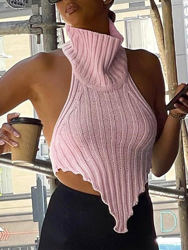 Stilla | Kvinders Tanktopper Strikket Solid Ærmeløs Tanktop