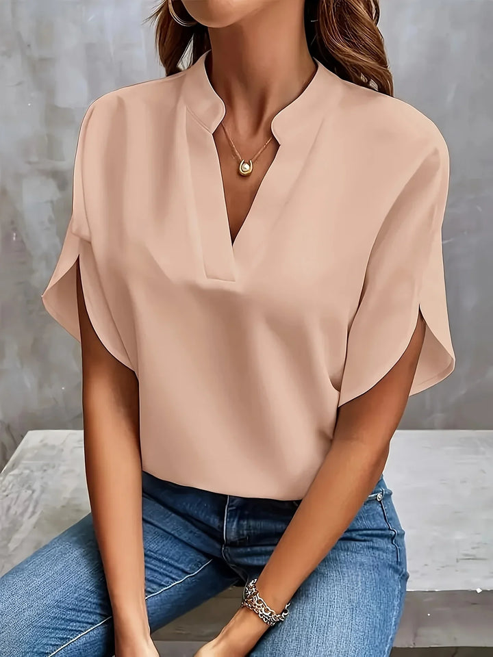 Stilla | Kvindernes Toppe 2 5xl Mode Designer Chiffon Bluse T-Shirts (plus Størrelse)