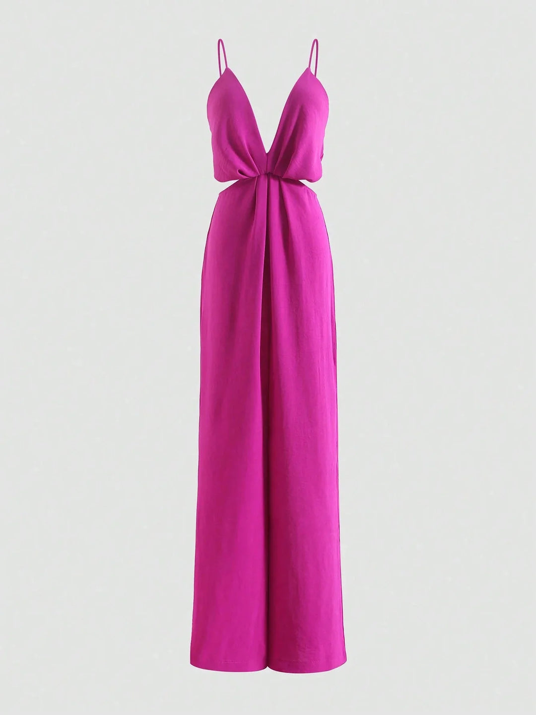 Stilla | Kvinders V-Hals Dyp Rynker Mode Designer Jumpsuits
