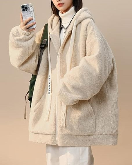 Stilla | Dame Vinter Fleecejakke - Oversized & Varm