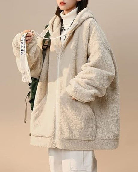 Stilla | Dame Vinter Fleecejakke - Oversized & Varm