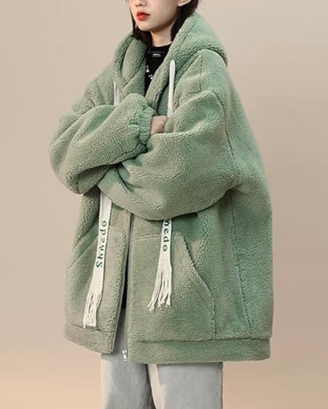 Stilla | Dame Vinter Fleecejakke - Oversized & Varm