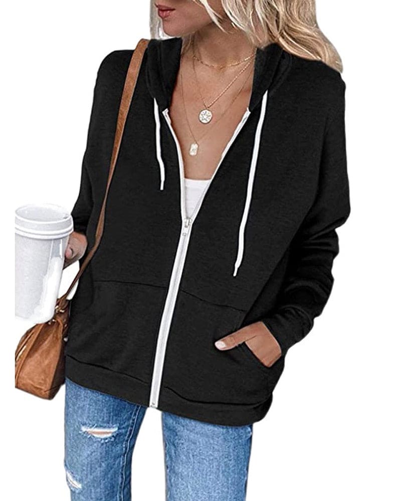 Stilla | Dame lynlås hoodie