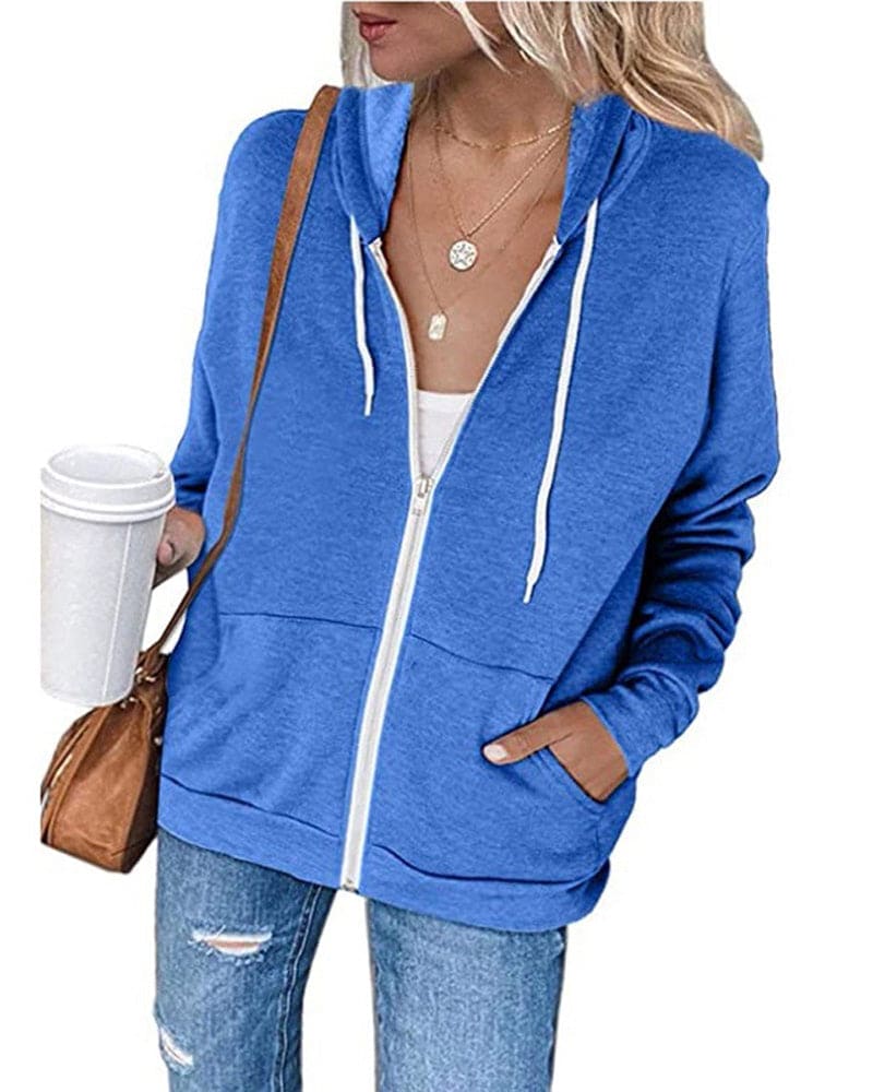 Stilla | Dame lynlås hoodie