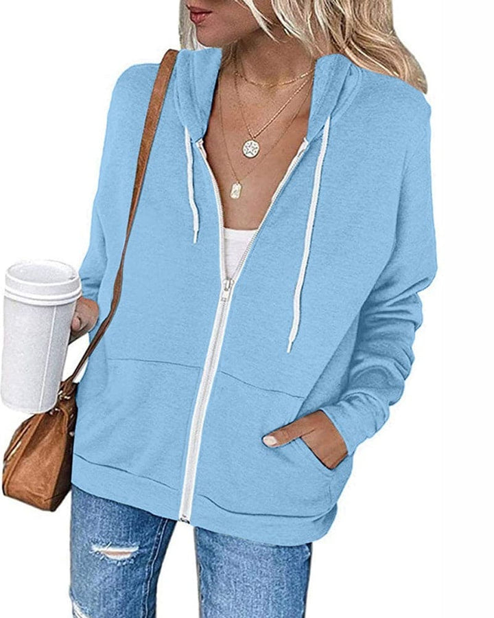Stilla | Dame lynlås hoodie