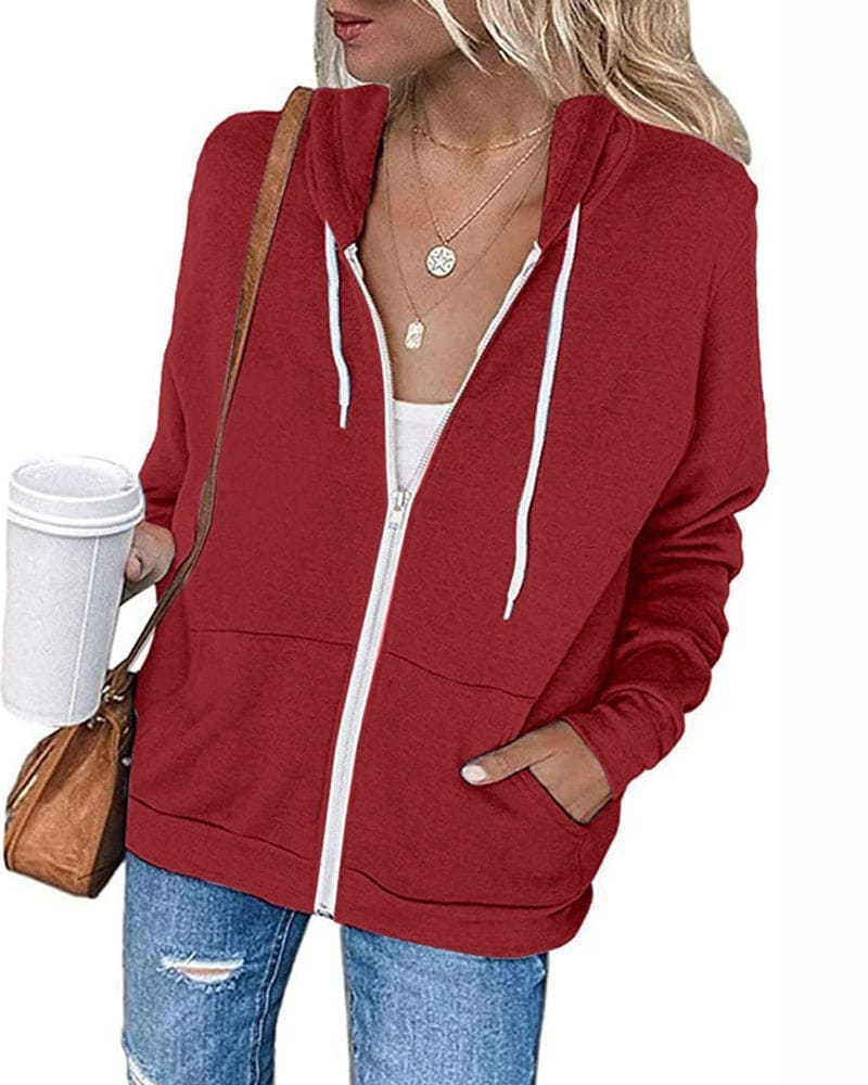 Stilla | Dame lynlås hoodie