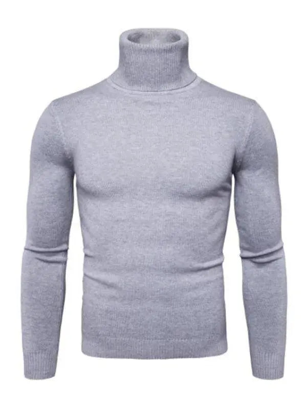 Stilla | Tykt StrikketRullekrave Mænds Pullover
