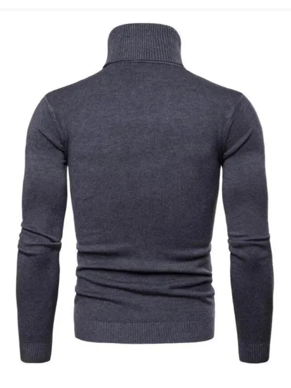 Stilla | Tykt StrikketRullekrave Mænds Pullover