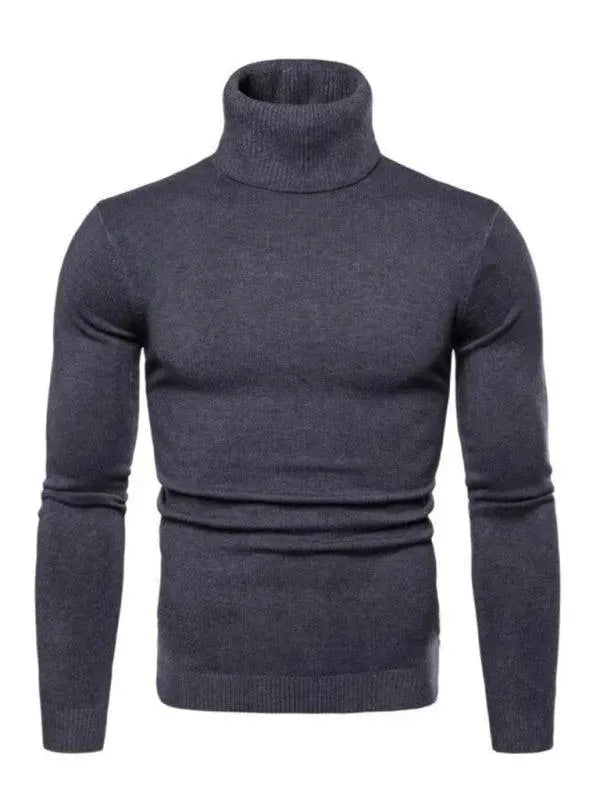 Stilla | Tykt StrikketRullekrave Mænds Pullover