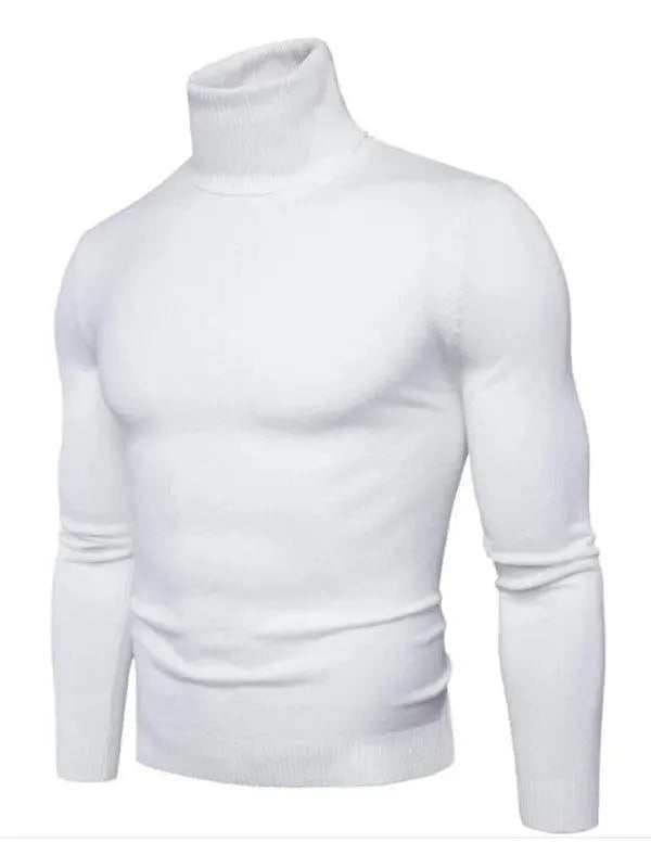 Stilla | Tykt StrikketRullekrave Mænds Pullover