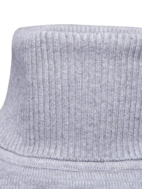 Stilla | Tykt StrikketRullekrave Mænds Pullover