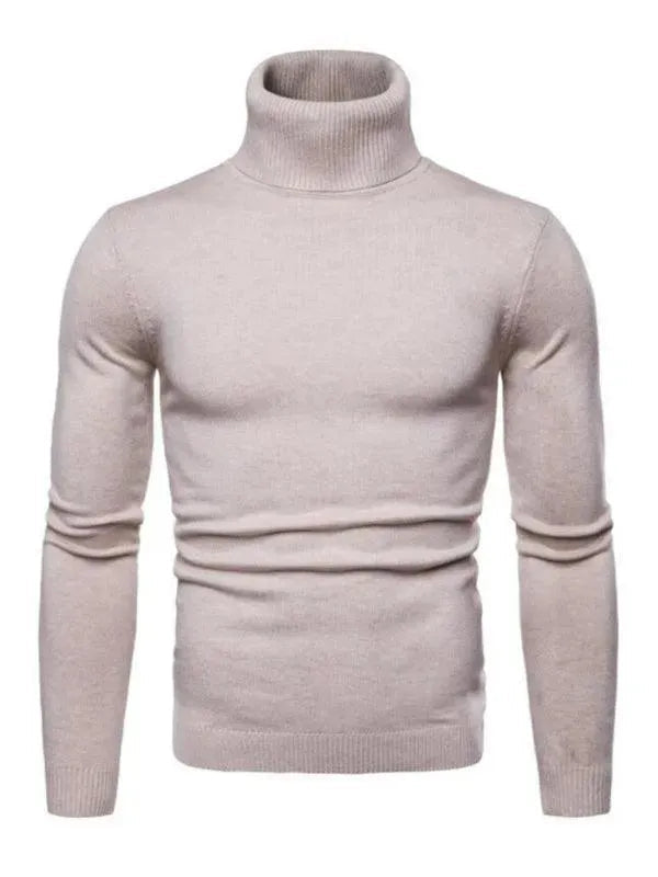 Stilla | Tykt StrikketRullekrave Mænds Pullover