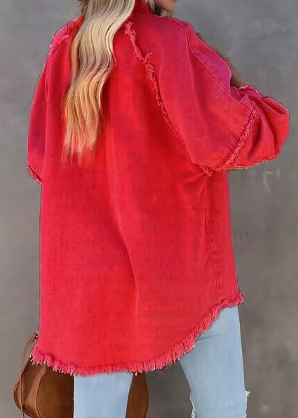 Stilla | Edge Patchwork Pocket Denim-Jakke