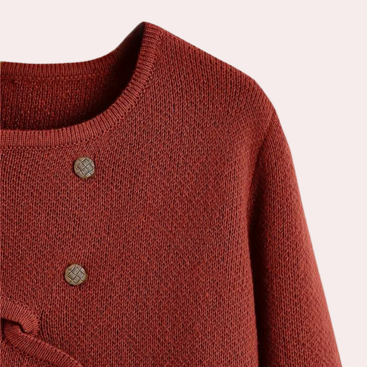 Stilla | Lang Kvinde-Cardigan i klassisk design
