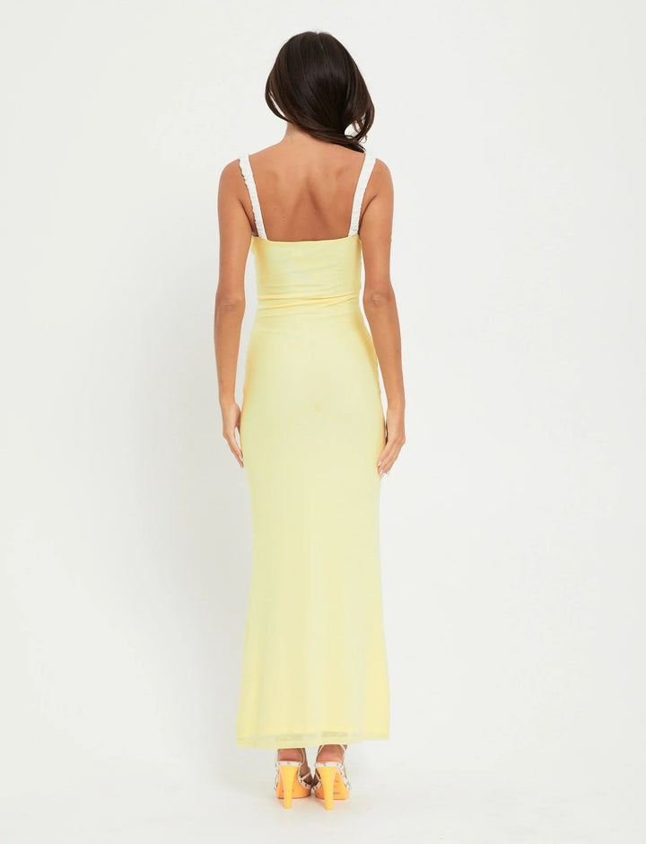 Stilla | Bodycon V-hals Maxikjole