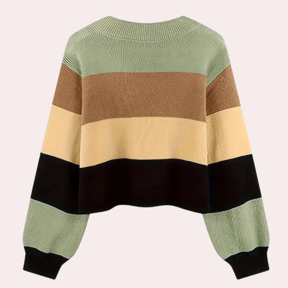 Stilla | Elegant Afkortet Sweater til Kvinder