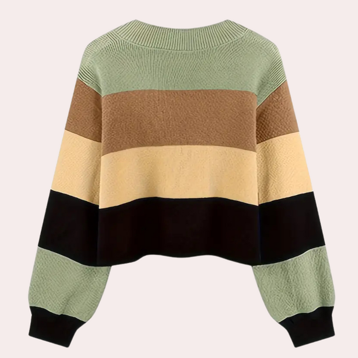 Stilla | Elegant Afkortet Sweater til Kvinder