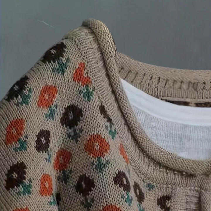 Stilla | Elegant blomster cardigan til kvinder
