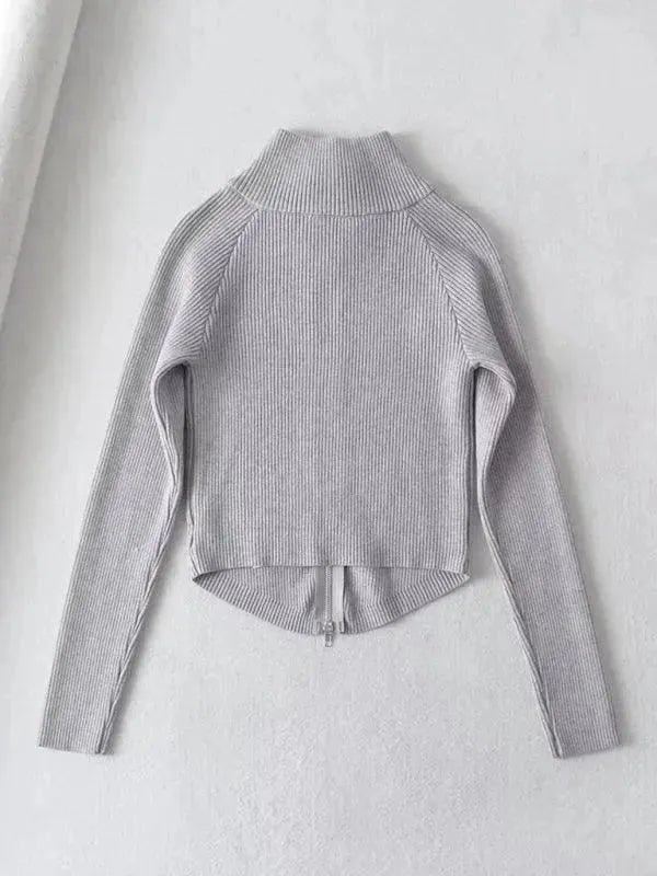 Stilla | Stribet Strikjakke Pullover