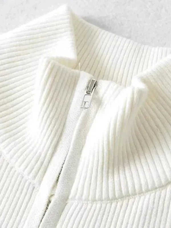 Stilla | Stribet Strikjakke Pullover